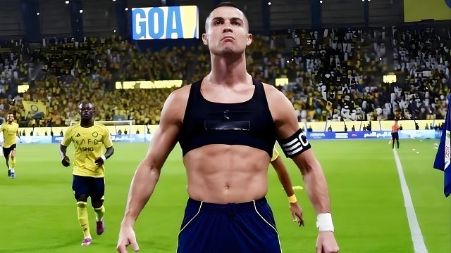 只进高难度！40岁C罗失点1分钟后：爆射世界波脱衣庆祝