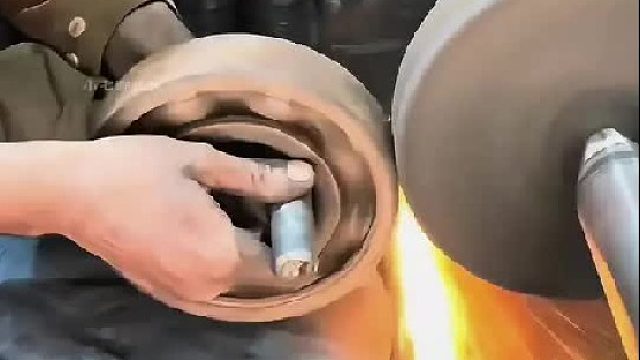 巴基斯坦师傅采用巧妙的办法翻新修复齿轮全过程
