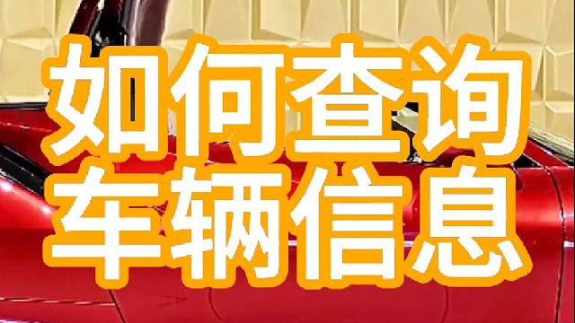 车牌号查询车辆信息快速识别车辆真实状况的实用指南