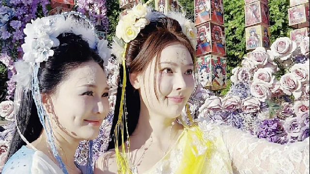 秋日限定皮肤已上线！快来东莞观音山解锁您的仙女装扮