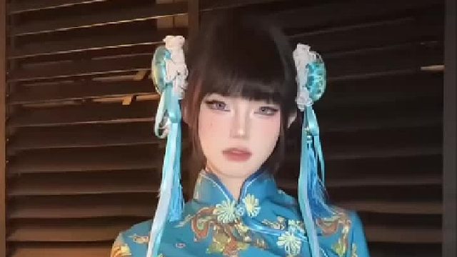 旗袍女仆的混搭风，复古又甜辣