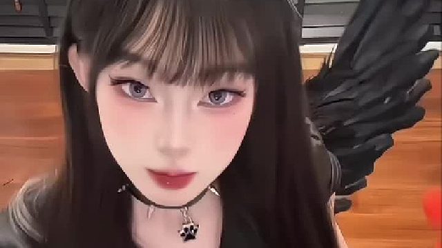 恶魔翅少女，暗黑风拉满，吸睛度直接封神