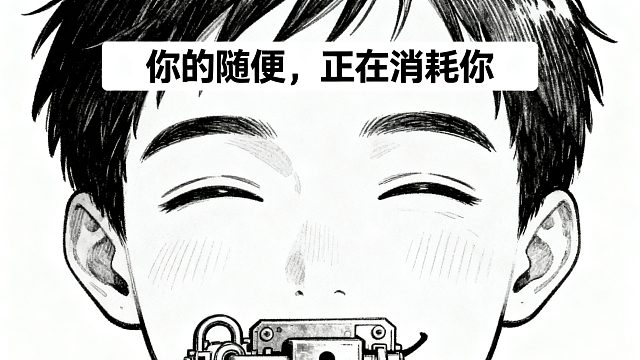 你的随便,正在消耗你