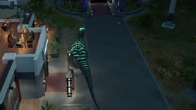 看恐龙一口一个小朋友