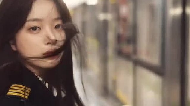 指尖轻扶眼镜，知性韵味悄然流淌