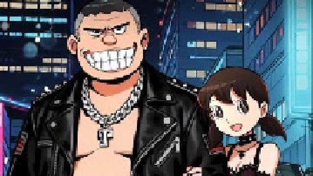 随便画画之小魔女静香与胖虎