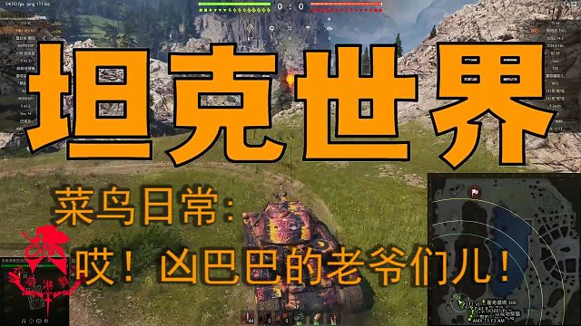 坦克世界—菜鸟日常：哎!凶巴巴的老爷们儿！