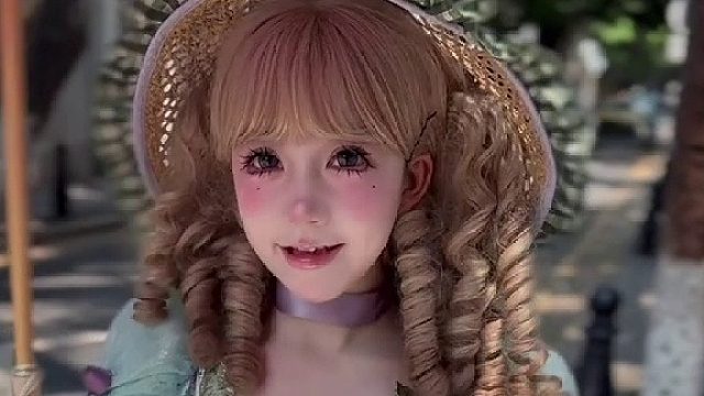 还以为看到洋娃娃了