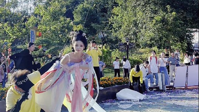 这一次，东莞观音山遇见敦煌飞天，让人心动不已！