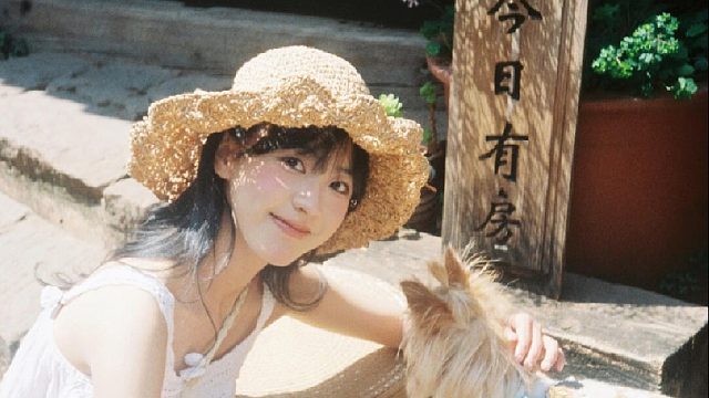 旅行感日系少女胶片写真引导记录