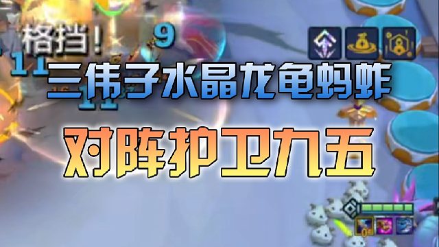三伟子水晶龙龟蚂蚱对阵护卫九五
