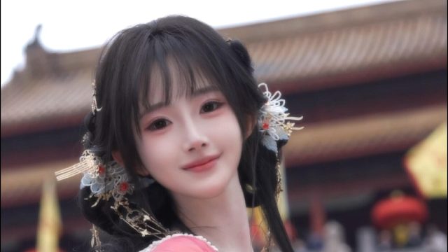 疑似仙子下凡来，回眸一笑胜星华~