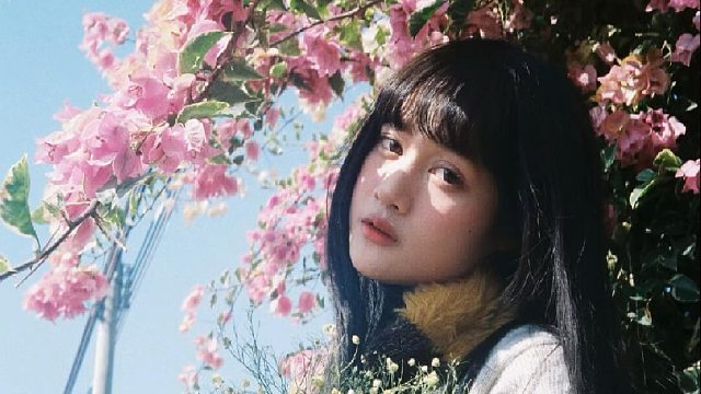 少女和花日系胶片写真引导记录