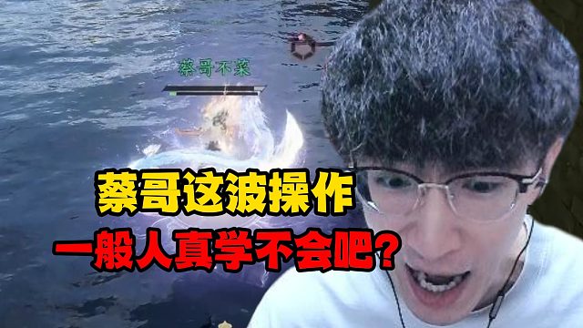 蔡哥这波操作一般人真学不会吧