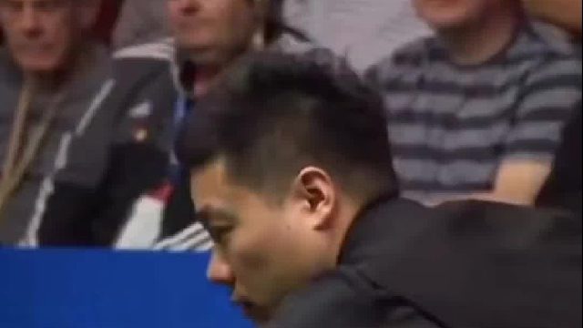 斯诺克 丁俊晖一杆延迟进球，梁文博表情都亮了……