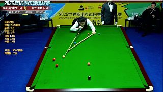 袁思俊VS沃頓 國(guó)錦賽 第10局 袁一桿制勝晉級(jí)片段欣賞