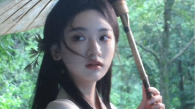 模糊影像里的蝶灵仙子，似梦般轻盈缥缈