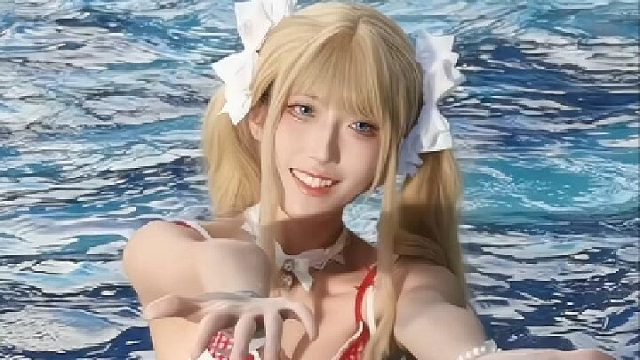 儿子因爸爸犯错，决定罚他一同前往水上乐园游玩