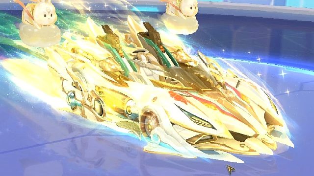 QQ飞车朕哥：S车终极银天使新皮肤嫦娥！玉兔特效喜欢吗