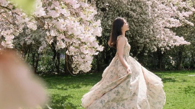 花虽落，缤纷往昔，依旧在心中灿烂如初。