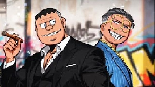 绘画设计之《涂鸦街区的黑道绅士》