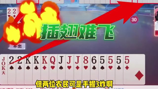 两位农民可是手握3炸啊