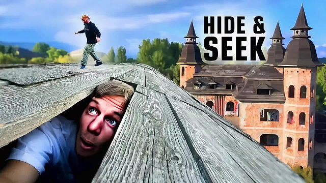 极限捉迷藏，跑酷狠人废弃古堡上演生化模式，获胜奖金一万