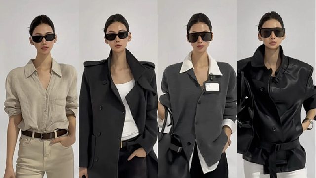 不吃建模 普通人的秋冬穿搭（带墨镜版）