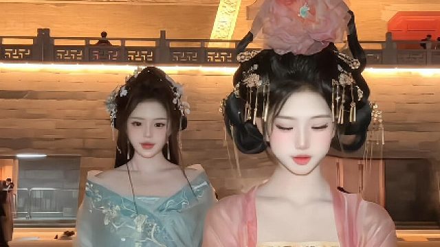 穿汉服两个人跳什么