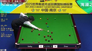 塞爾比VS趙心童 國際錦標(biāo)賽8進(jìn)4-第8局?