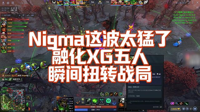 【Maybe】Nigma这波太猛了，融化XG五人，瞬间扭转战局