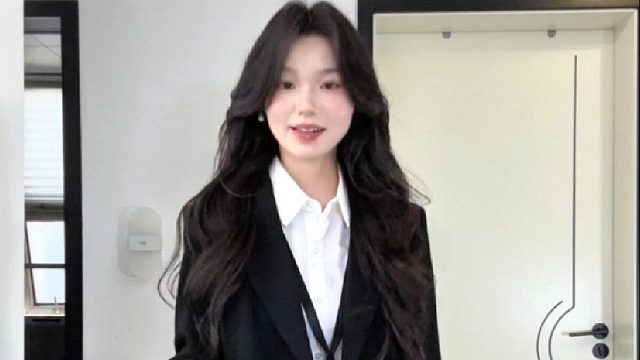 155｜也太干练气质了吧 面试教资汇报都合适