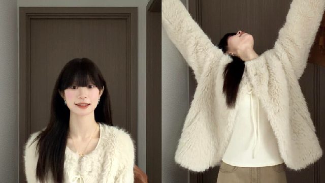 看看谁还没有冬天的毛毛外套 嘎嘎显气质！！