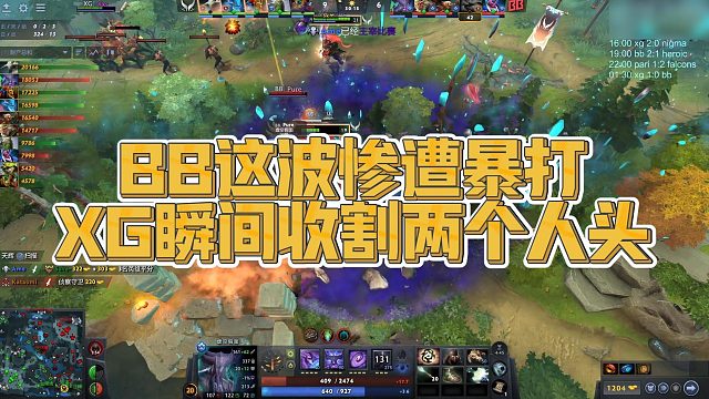 【FY】BB这波惨遭暴打，XG瞬间收割两个人头