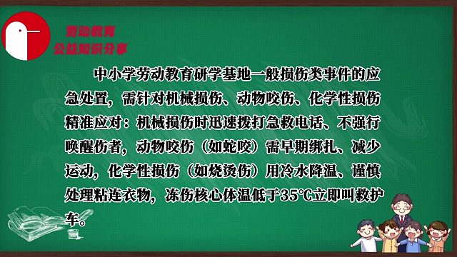 【必看干货！】拆解中小学劳动教育研学基地一般损伤应急处置，抓劳动教育功能室防风险促升级！