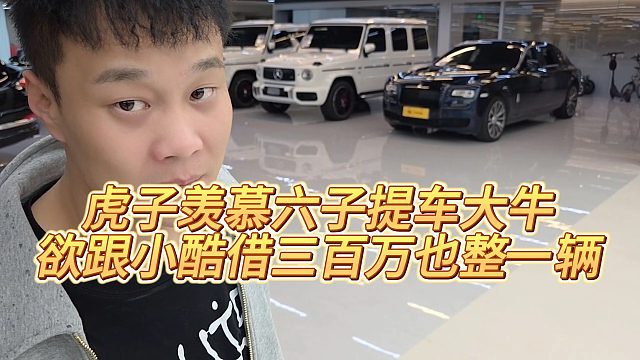 【小小小酷哥】虎子羡慕六子提车大牛，欲跟小酷借三百万也整一辆