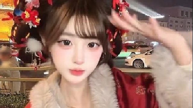 不敢想新年这个造型有多出片～ 我先过上年了嘿嘿