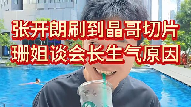 张开朗刷到会长盖亚的切片，133谈晶哥生气的原因