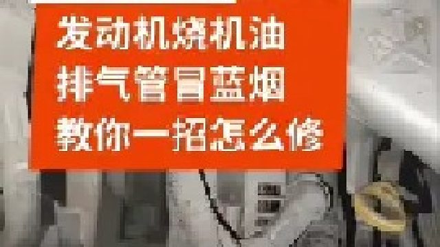 汽车保养与维修 汽车维修 烧机油免拆治理