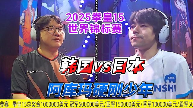 暴风高尼茨大暴走！韩国vs日本 拳皇15世界锦标赛