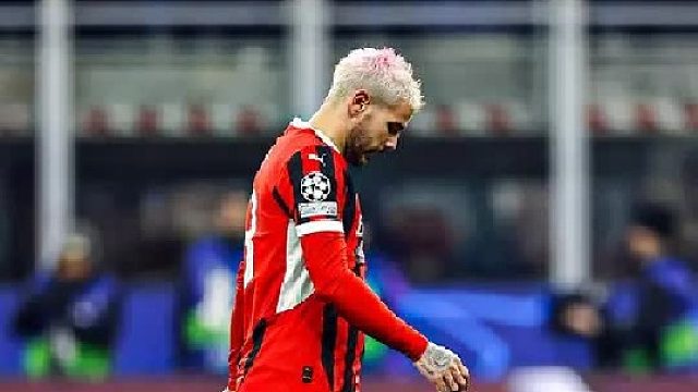 特奥拙劣跳水红牌下场，导演米兰欧冠出局大戏