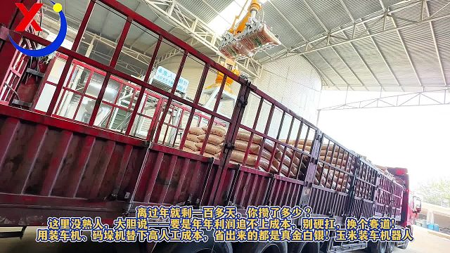 离过年就剩一百来天你攒了多少要是年年利润追不上成本别硬扛换个赛道用装车码垛机替下高人工成本玉米装车