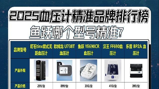 血压计怎么使用教程？鱼跃哪个型号精准？血压计精准品牌排行榜