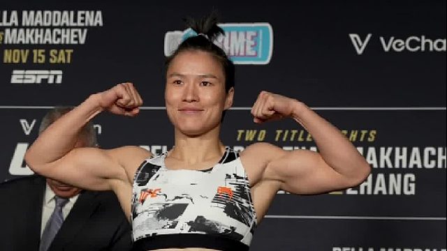 张伟丽状态大好，肌肉饱满