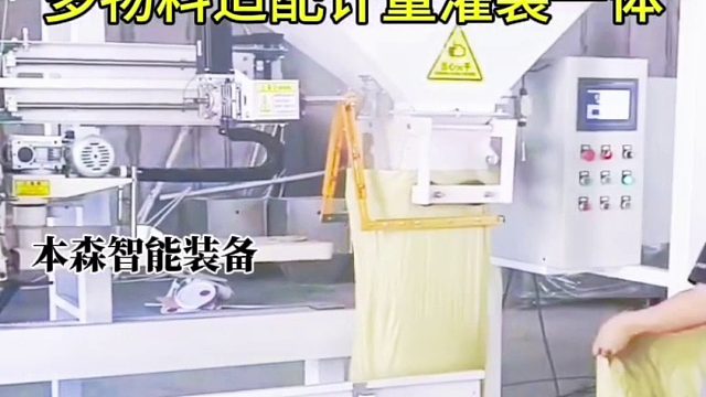 双斗协同颗粒包装秤伺服控速自动包装设备