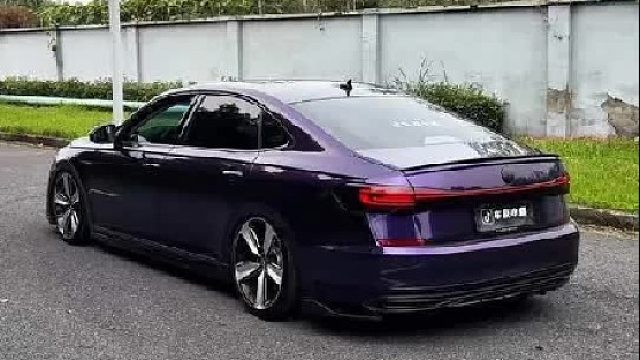 速度不是很快 但是很帅 帕萨特380