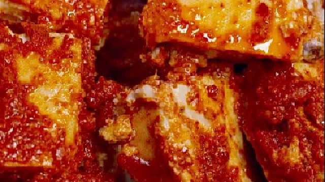 今天中午怎么就一个豆腐乳呢