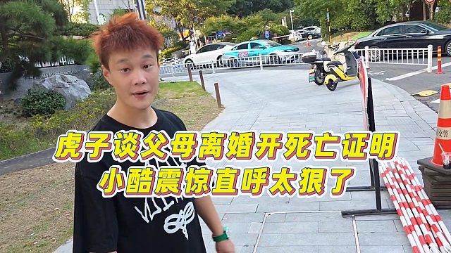 【小小小酷哥】虎子谈父母离婚开死亡证明，小酷震惊直呼太狠了