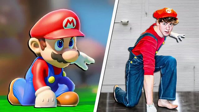 两个牛人1 -1复刻，马里奥的技能，争夺地表最强水管工的称号