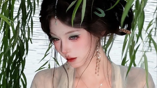 “恐有街头胭脂色，柳絮沾白雪沾红”仿的是老师滴画！